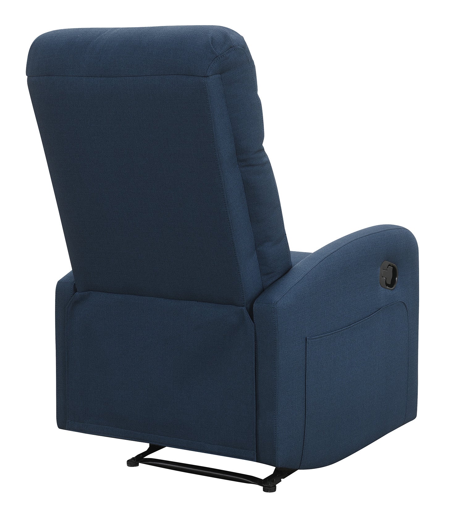 Relaxing Navy Blue Recliner Chair By Homeroots | Recliners | Modishstore - 6