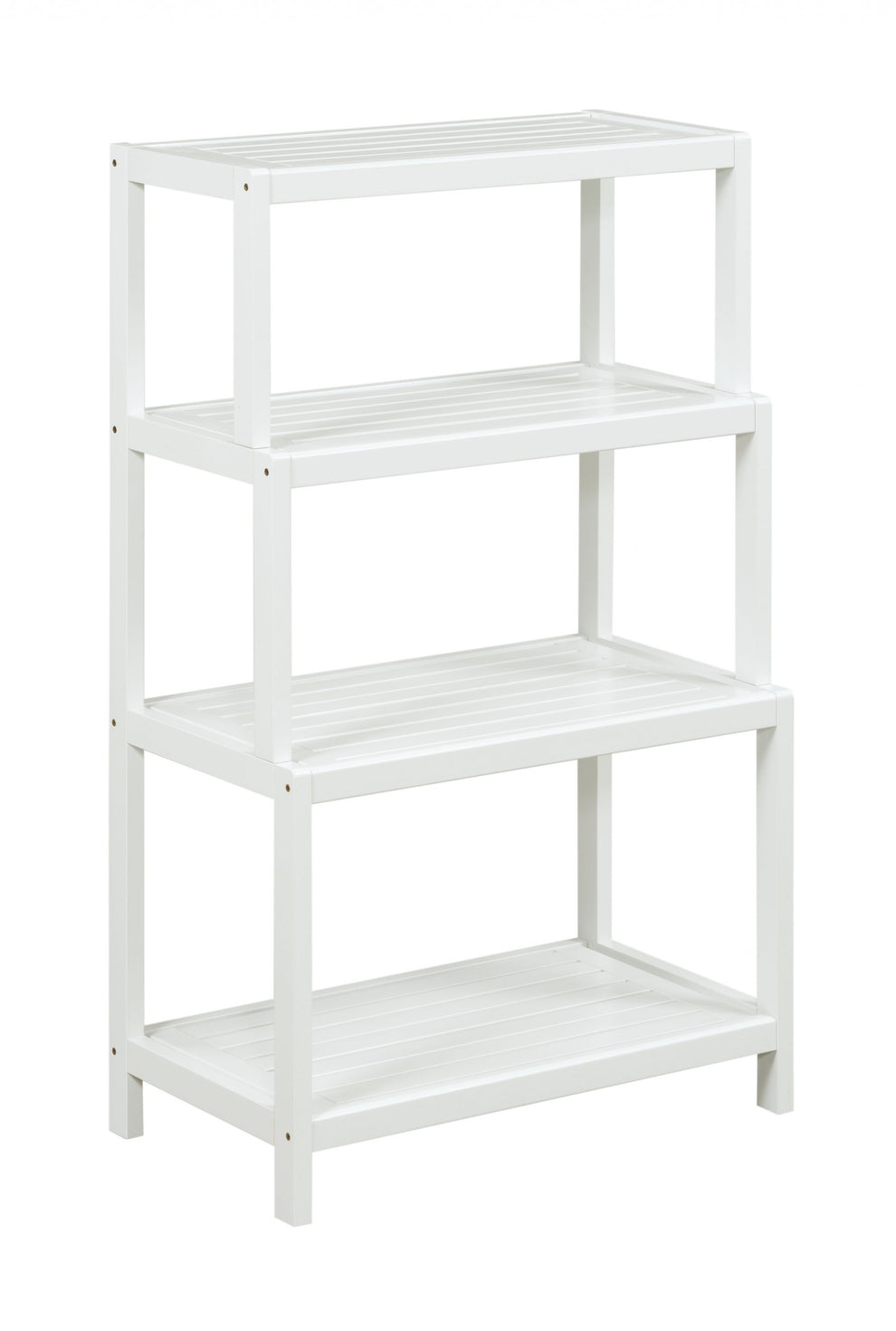 37" Bookcase with 4 Shelves in Antique Chestnut By Homeroots | Bookcases | Modishstore - 12