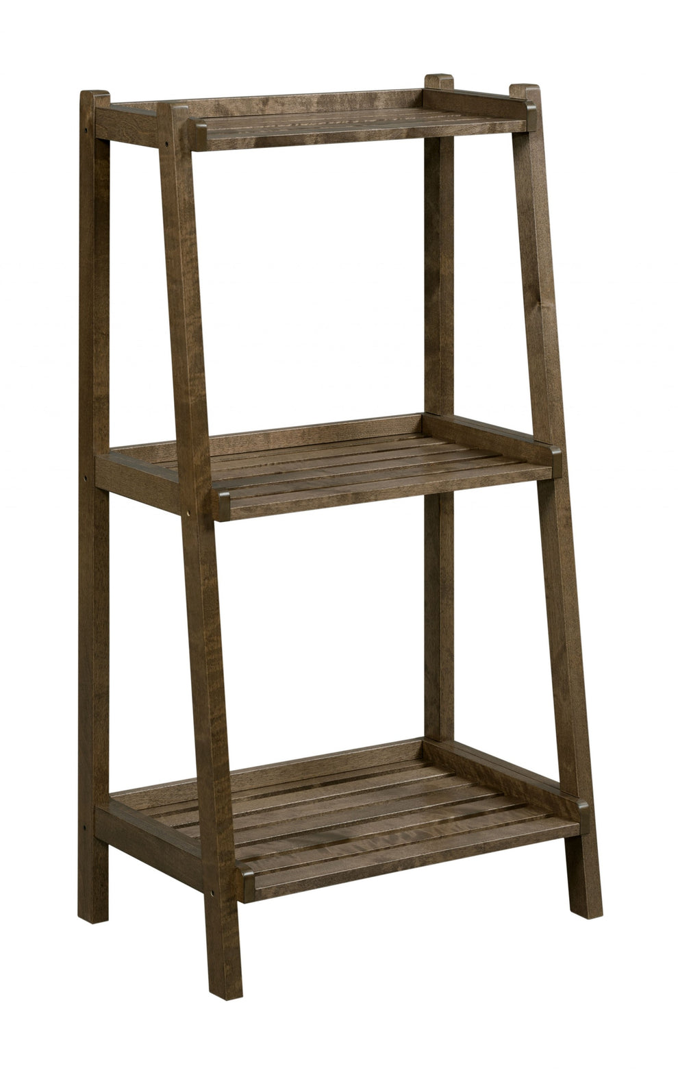 42" Bookcase with 3 Shelves in Antique Chestnut By Homeroots | Bookcases | Modishstore - 2