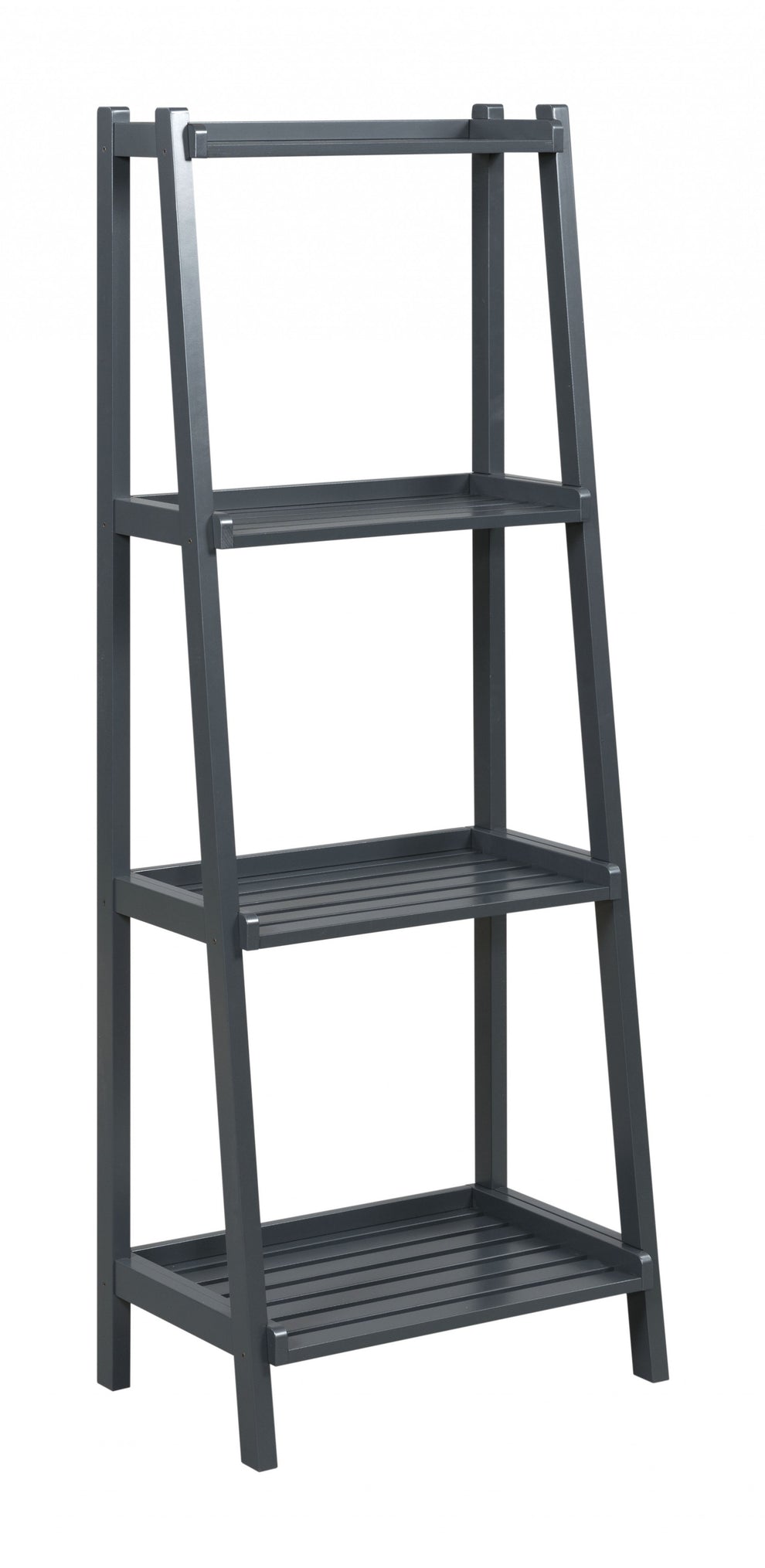 60" Bookcase with 4 Shelves in Antique Chestnut By Homeroots | Bookcases | Modishstore - 13