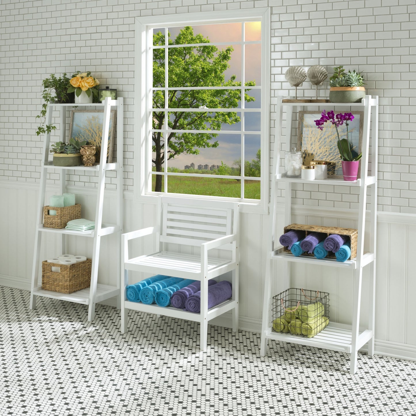 60" Bookcase with 4 Shelves in Antique Chestnut By Homeroots | Bookcases | Modishstore - 22