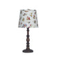 Distressed Brown Traditional Table Lamp with Birds Printed Shade By Homeroots | Table Lamps | Modishstore