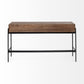 Rectangular Mango Wood Finish Console Table With 4 Drawers By Homeroots | Console Tables | Modishstore - 4