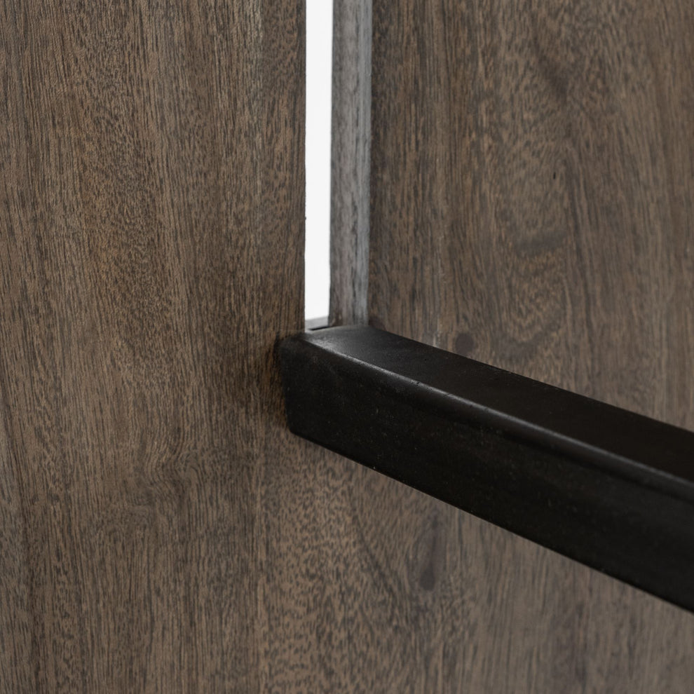 Rectangular Medium Brown Live Edge Mango Wood Console Table With Plank Like Legs By Homeroots | Console Tables | Modishstore - 9