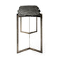 Rectangular Black Live Edge Slate Console Table With Double Pedestal Base By Homeroots | Console Tables | Modishstore - 3