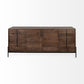 Brown Solid Wood Sideboard With 6 Drawers And 2 Cabinet Doors By Homeroots | Cabinets | Modishstore - 2