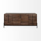 Brown Solid Wood Sideboard With 6 Drawers And 2 Cabinet Doors By Homeroots | Cabinets | Modishstore - 3