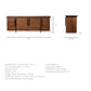 Brown Solid Mango Wood Finish Sideboard With 4 Door Cabinets By Homeroots | Cabinets | Modishstore - 7