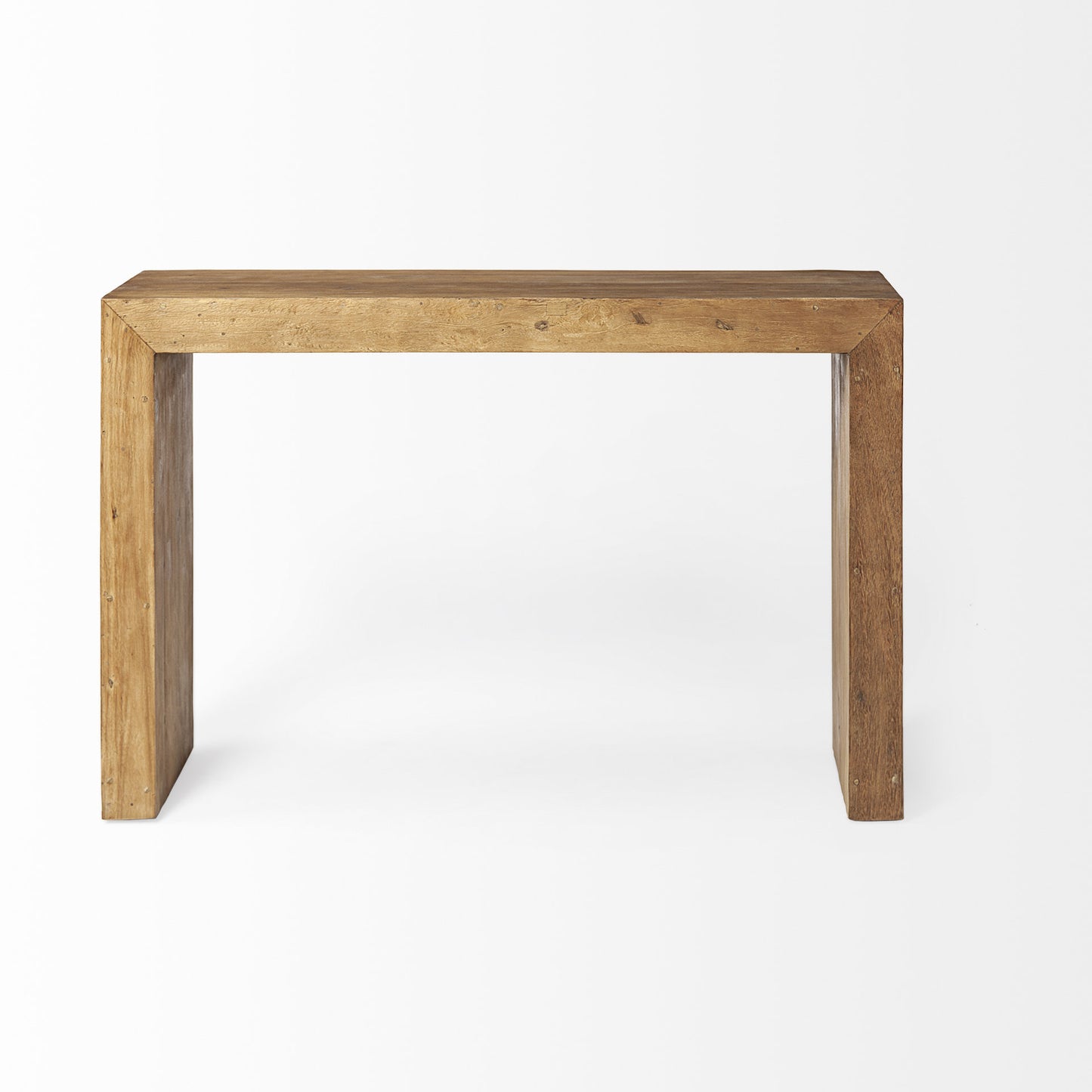 Rectangle Brown Wooden Console Table By Homeroots