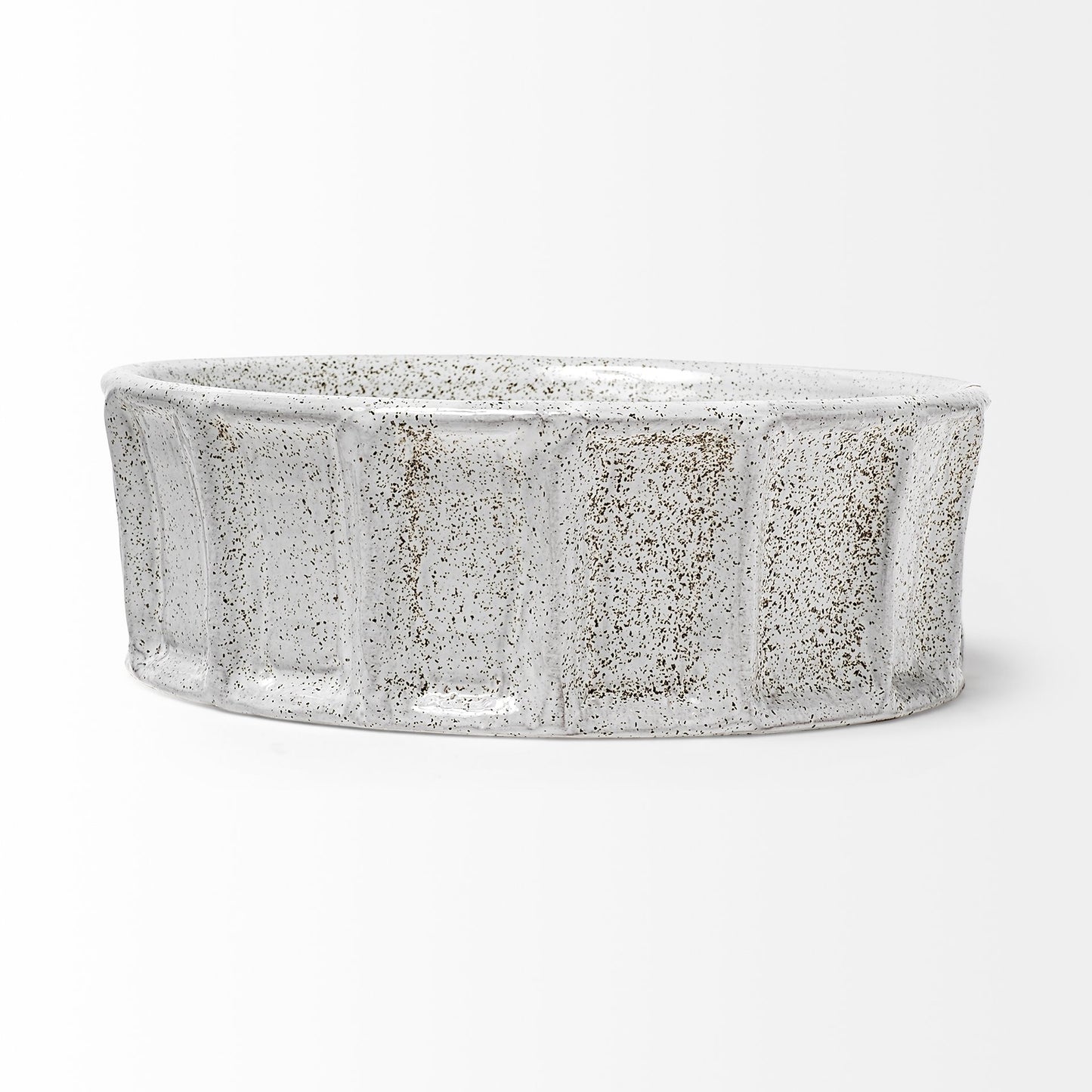 Small White Ceramic Bowl By Homeroots | Decorative Bowls | Modishstore - 2