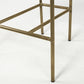 Cream Fabric Seat With Gold Iron Frame Dining Chair By Homeroots | Dining Chairs | Modishstore - 8