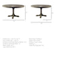 54' Circular Solid Wood Top With Pedestal Style Base Dining Table By Homeroots | Dining Tables | Modishstore - 5