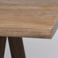 Rectangular Brown Solid Wood Top & Base Dining Table By Homeroots | Dining Tables | Modishstore - 5