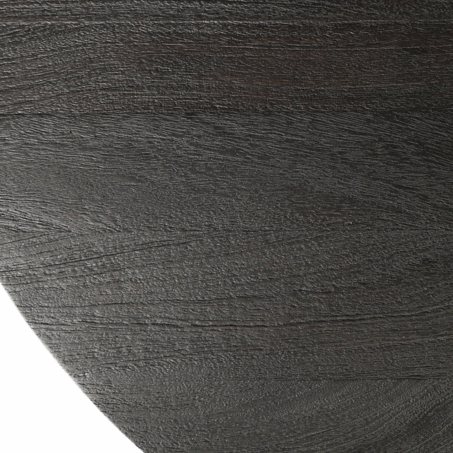 54' Round Brown Solid Wood Top With Gold Metal Base Dining Table By Homeroots | Dining Tables | Modishstore - 3