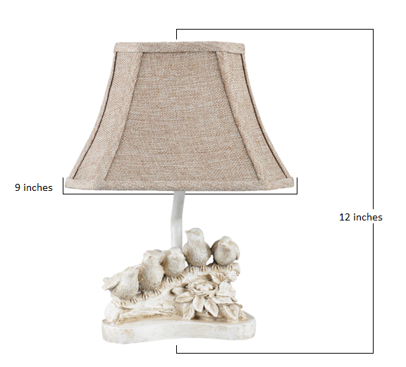 Little Bird Sing a Long Accent Table Lamp By Homeroots | Table Lamps | Modishstore - 4