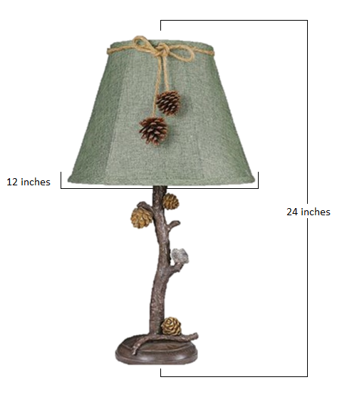 Woodland Cottage Table Lamp By Homeroots | Table Lamps | Modishstore - 2
