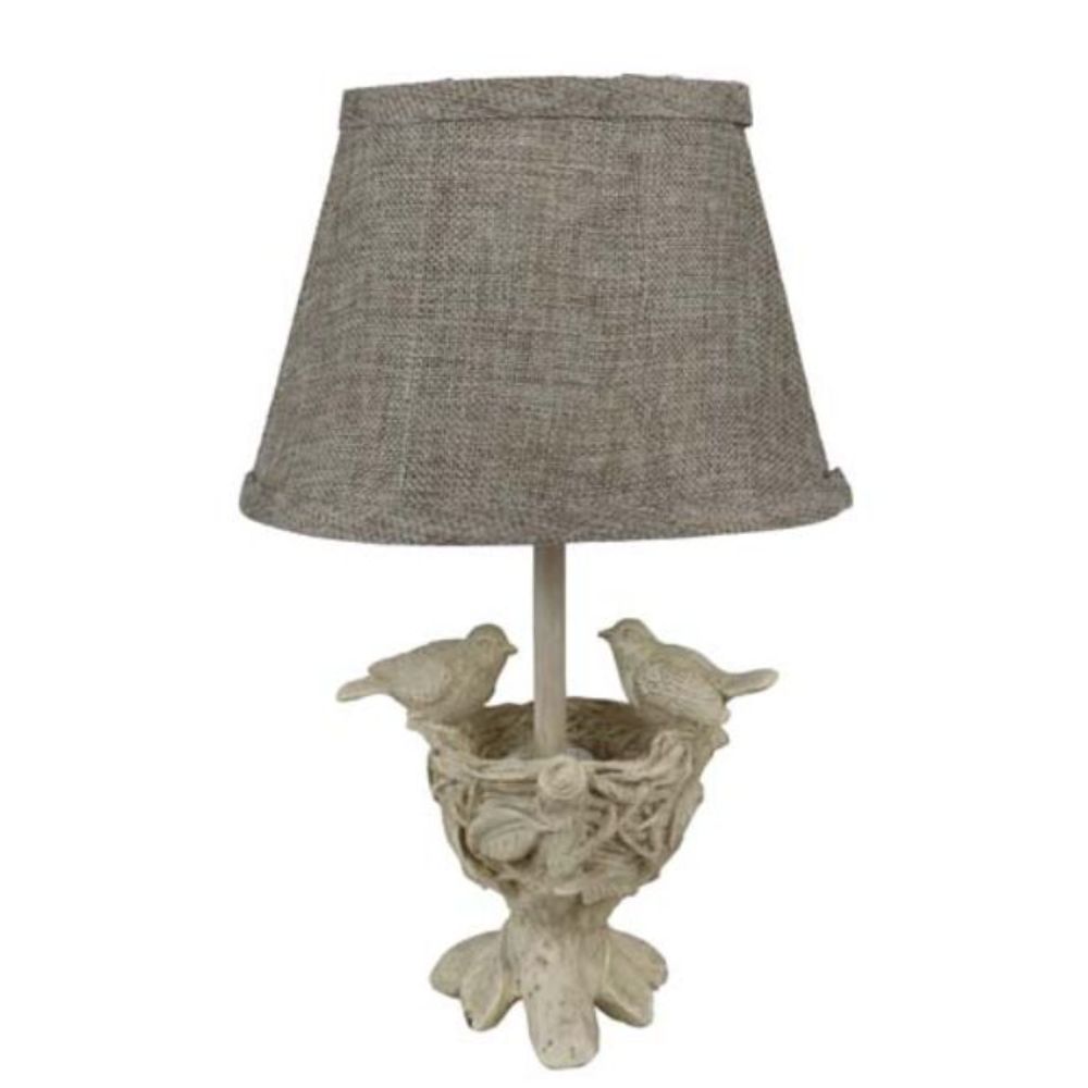 Two Birds and Nest Accent Lamp By Homeroots | Table Lamps | Modishstore