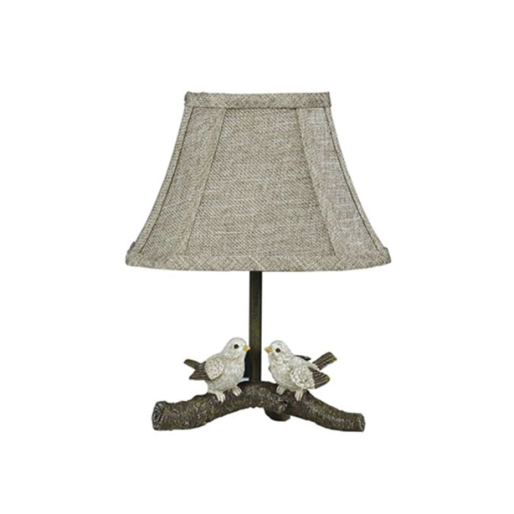 Two Cheery Birds on a Branch Accent Lamp By Homeroots | Table Lamps | Modishstore