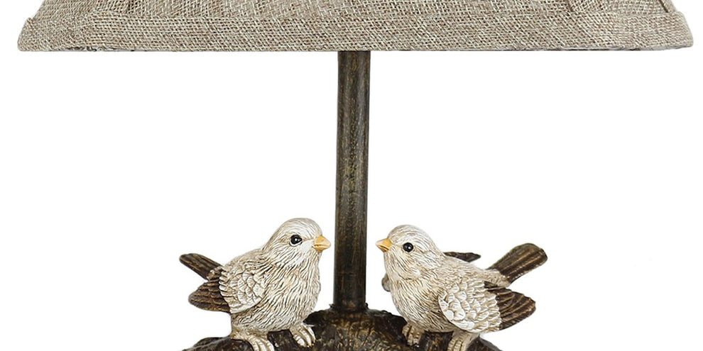 Two Cheery Birds on a Branch Accent Lamp By Homeroots | Table Lamps | Modishstore - 2