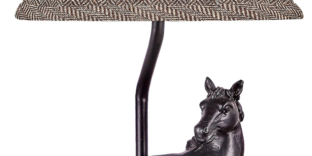 Horse Rests Peacefully Accent Lamp By Homeroots | Table Lamps | Modishstore - 3