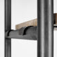 Medium Brown Wood and Metal Multi Shelves Shelving Unit By Homeroots | Shelves & Shelving Units | Modishstore - 7