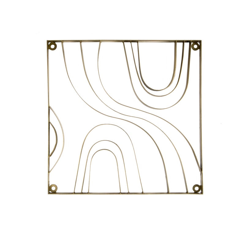 Gold Leaf Design Group Metal Wood Grain Panel - Set Of 2 | Wall Decor | Modishstore - 3
