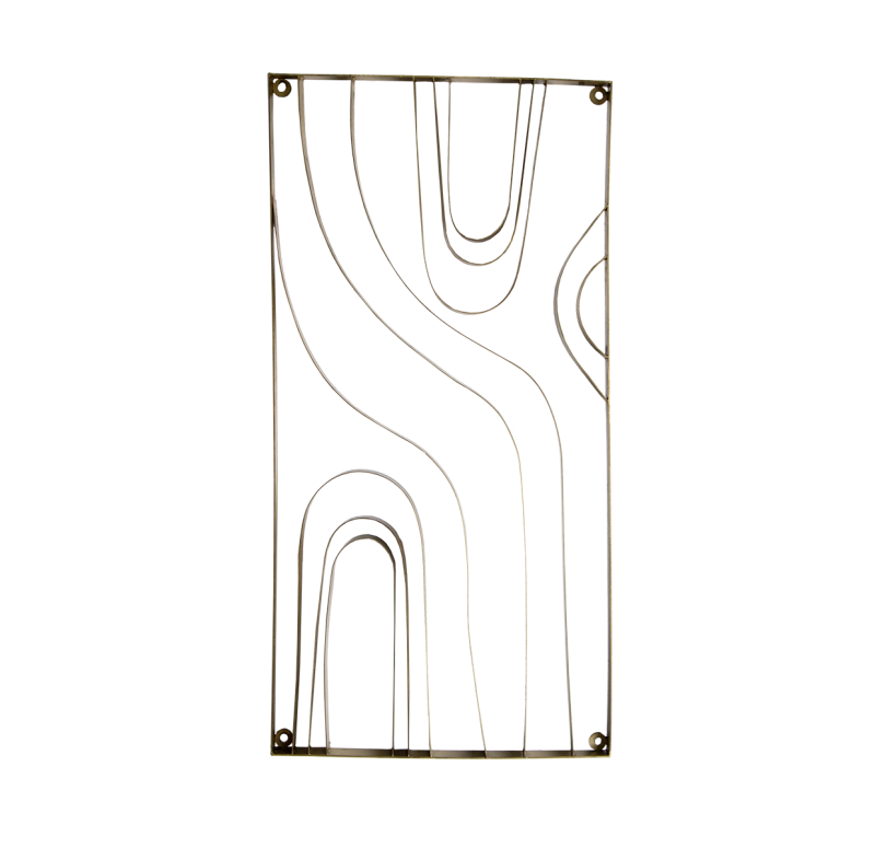 Gold Leaf Design Group Metal Wood Grain Panel - Set Of 2 | Wall Decor | Modishstore - 4