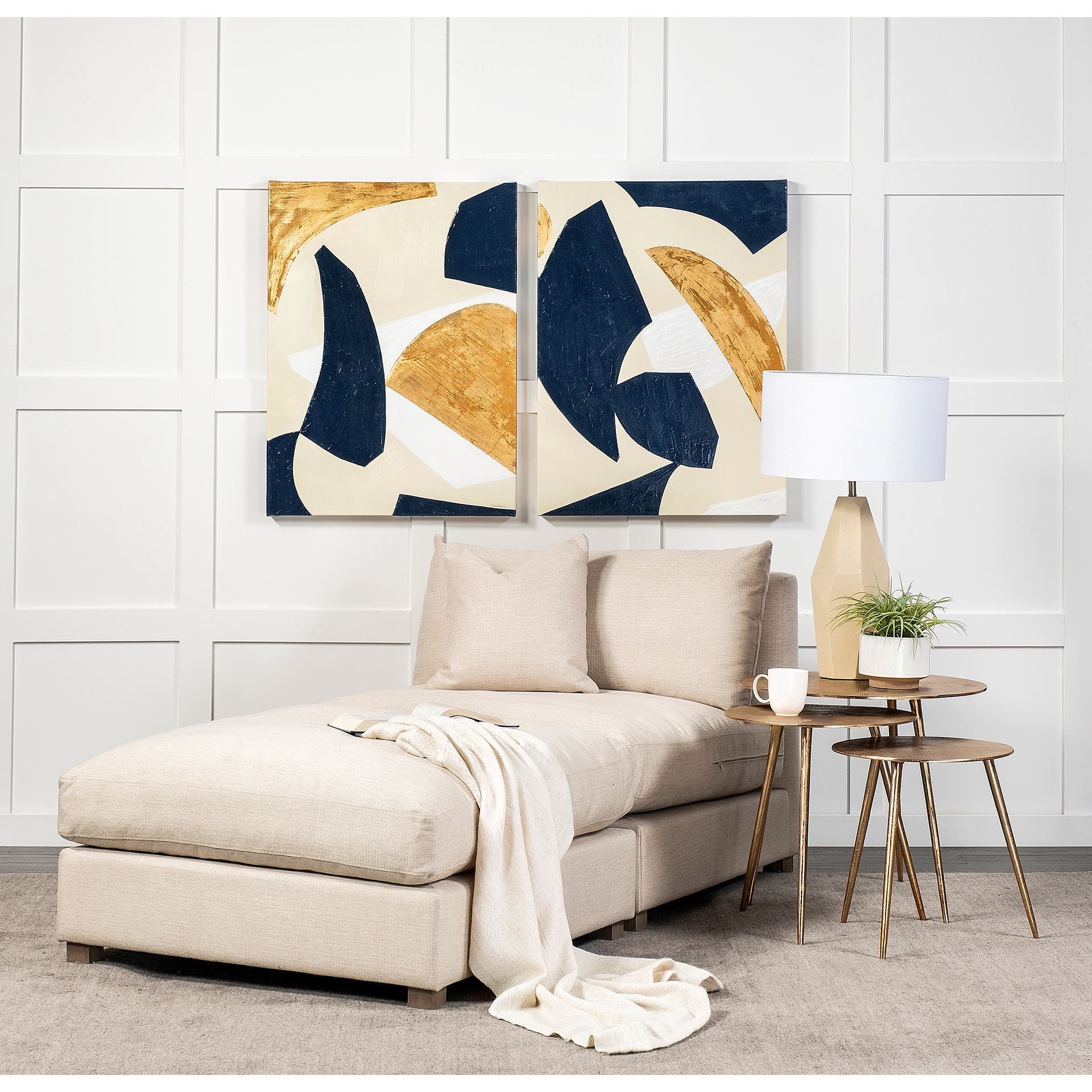 Large Gold Finish Round Starburst Accent Table By Homeroots | Accent Tables | Modishstore - 5