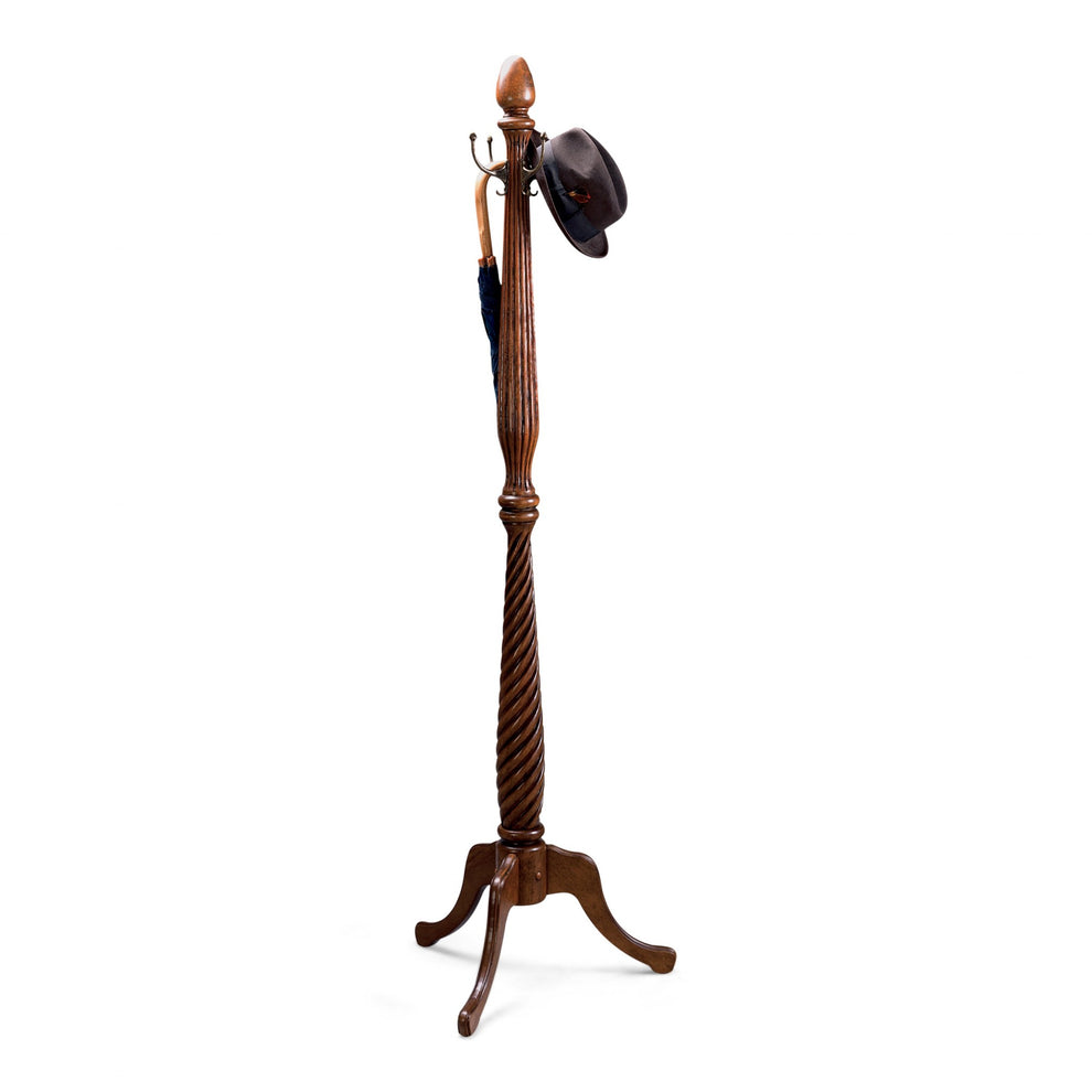 Unique Hand Carved Wooden Coat Rack By Homeroots | Coat Racks | Modishstore - 2