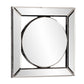 Square Mirror with Center Round Mirror By Homeroots | Mirrors | Modishstore - 3