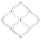 Interlocking Mirrored Curved Shapes with Beveled Edge By Homeroots | Mirrors | Modishstore