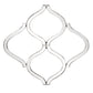 Interlocking Mirrored Curved Shapes with Beveled Edge By Homeroots | Mirrors | Modishstore