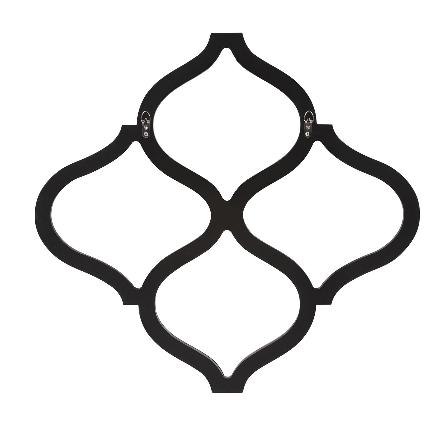 Interlocking Mirrored Curved Shapes with Beveled Edge By Homeroots | Mirrors | Modishstore - 5