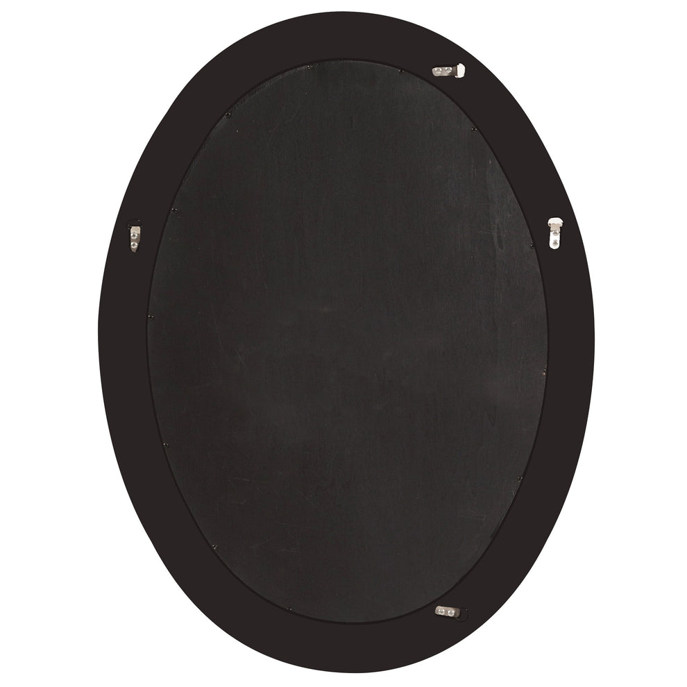 Oval Antique Gold Finish Mirror with Beaded Textured Frame By Homeroots | Mirrors | Modishstore - 4