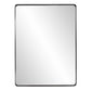 Rectangular Stainless Steel Frame with Brushed Black Finish By Homeroots | Mirrors | Modishstore