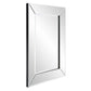 Rectangle Frame Mirror with Mirrored Finish And Beveled Edge By Homeroots | Mirrors | Modishstore - 3