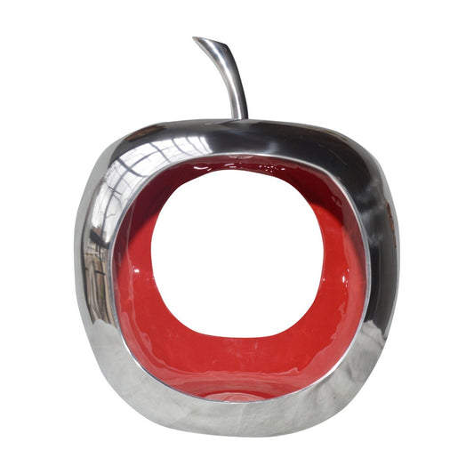 Apple Aluminum Decorative Accent Bowl By Homeroots | Trays | Modishstore