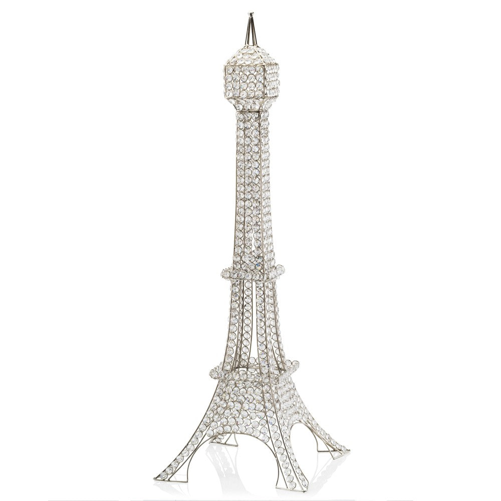 40'" Glam Bling Eifel Tower Tabletop Sculpture By Homeroots | Sculptures | Modishstore