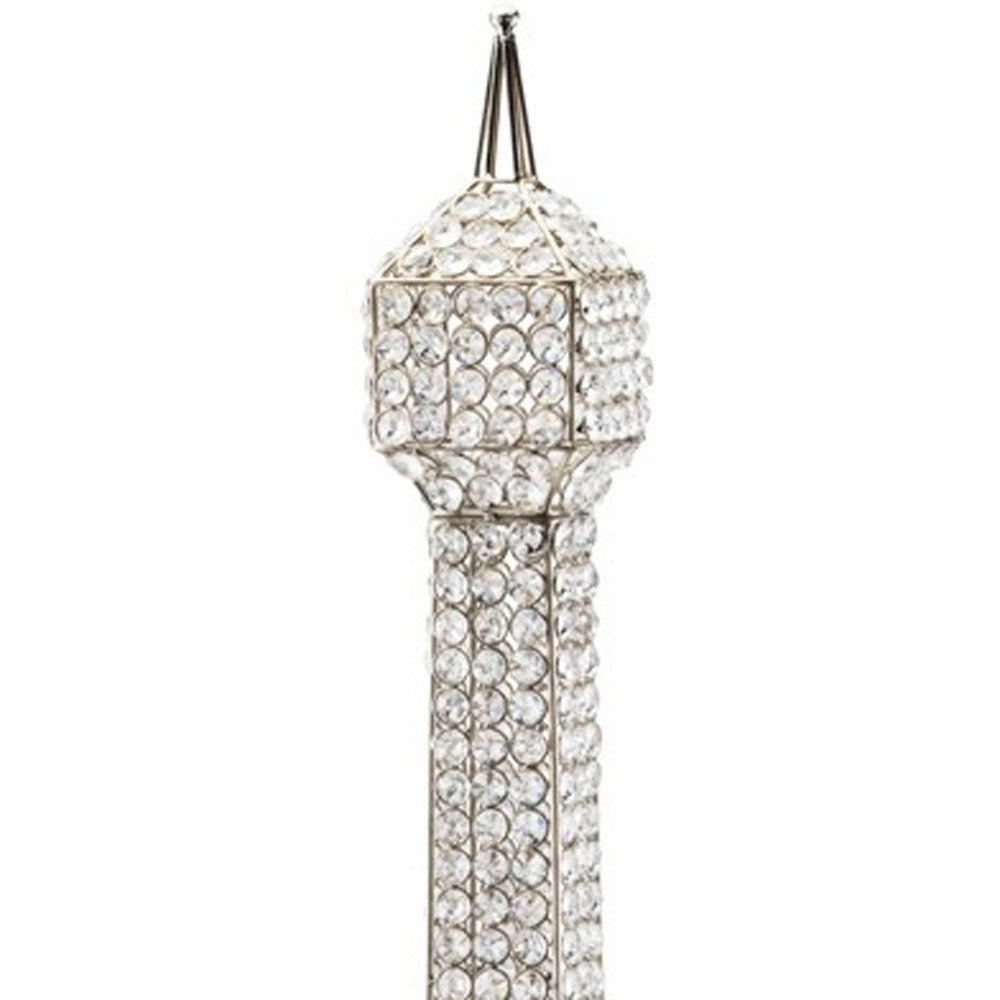 40'" Glam Bling Eifel Tower Tabletop Sculpture By Homeroots | Sculptures | Modishstore - 4