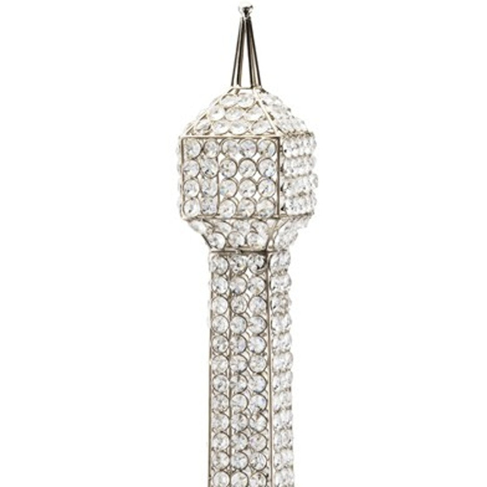 40'" Glam Bling Eifel Tower Tabletop Sculpture By Homeroots | Sculptures | Modishstore - 4