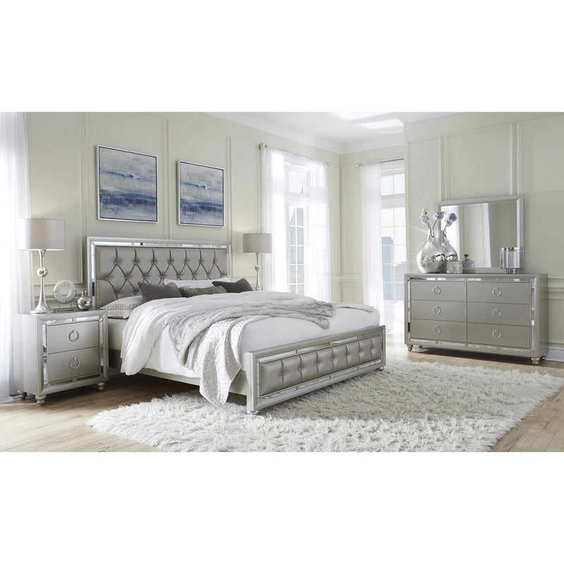 Silver Champagne Tone Dresser With Mirror Trim Accent 6 Drawers By Hom Modish Store Silver Champagne Tone Dresser With Mirror Trim Accent 6 Drawers By Hom Modish Store