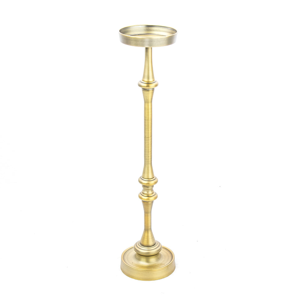Brushed Gold Finish Drink Size Accent Table By Homeroots | End Tables | Modishstore - 2