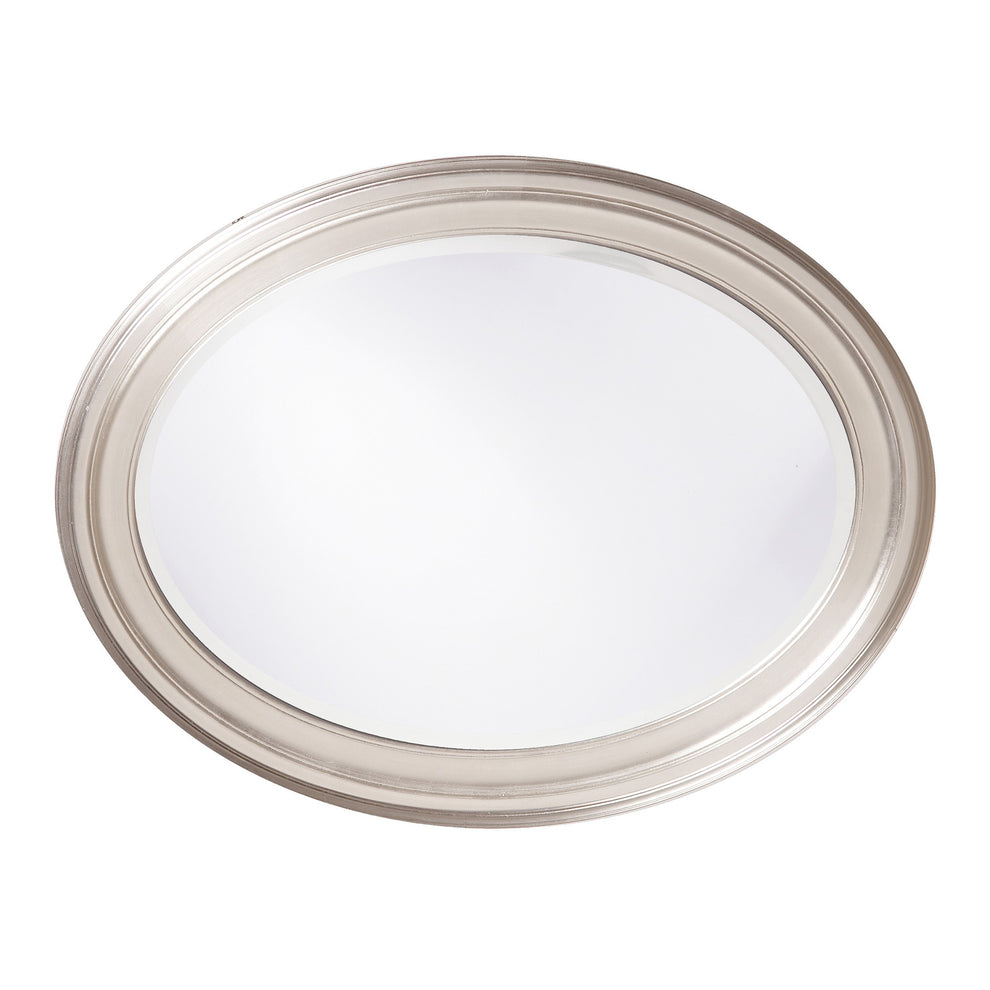 Modern Wall Mirror with Silver Leaf Frame By Homeroots | Mirrors | Modishstore - 3