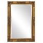 Rectangular Antiqued Gold Wood Frame Mirror By Homeroots | Mirrors | Modishstore - 2