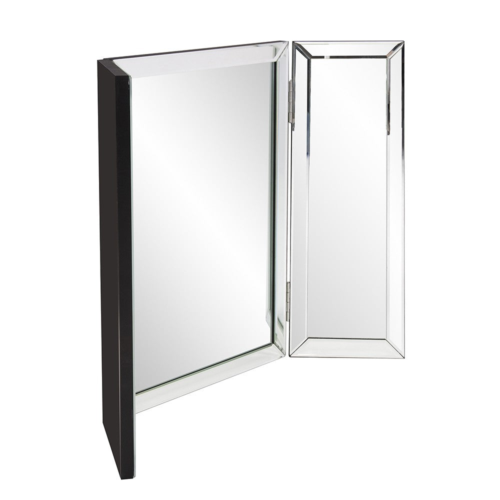 Three Part Hinged Vanity Tabletop Mirror By Homeroots | Mirrors | Modishstore - 4