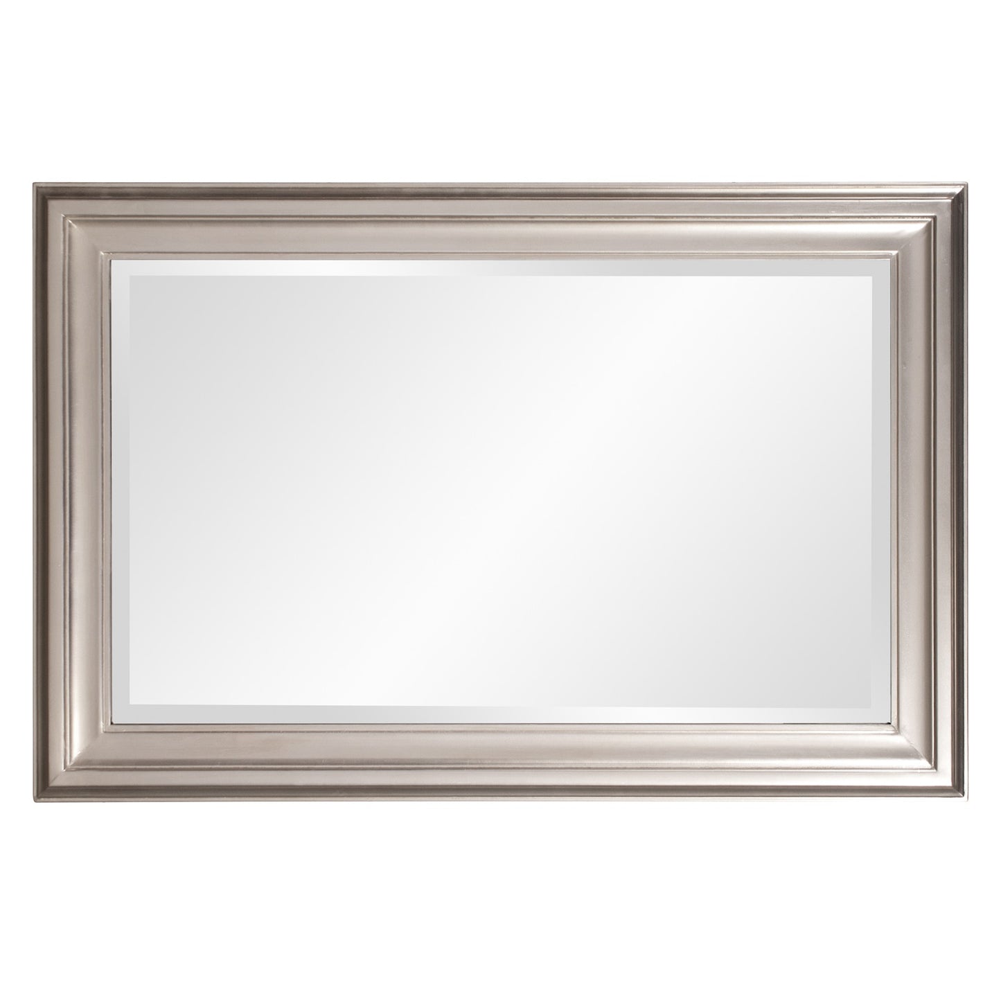 Rectangular Mirror with Leaf Wood Frame By Homeroots | Mirrors | Modishstore - 4