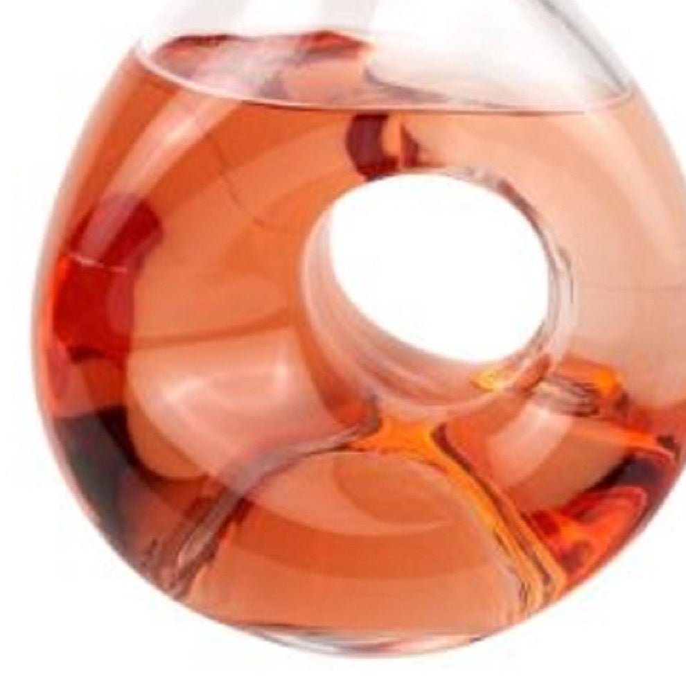 O So Pretty 10 Mouth Blown Crystal Carafe By Homeroots | Sculptures | Modishstore - 4