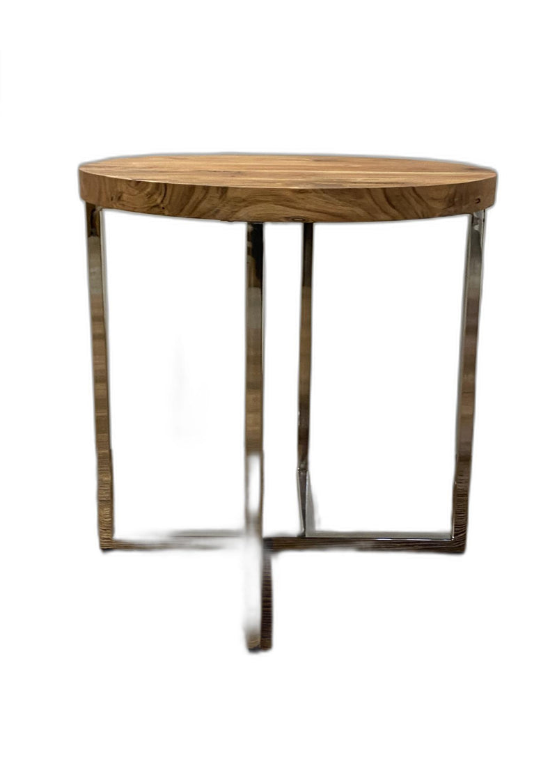 Modern Rustic Side or End Table By Homeroots | End Tables | Modishstore