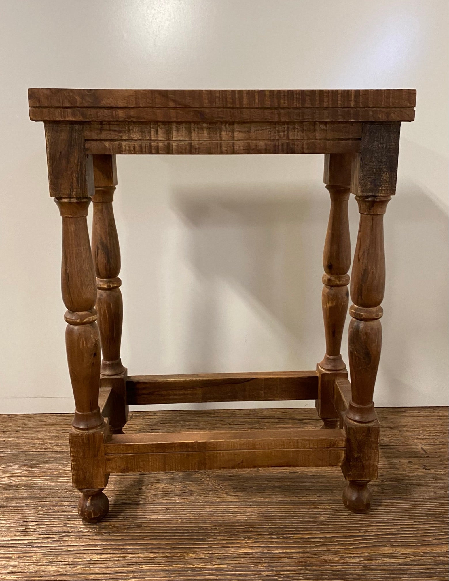 Modern Farmhouse Narrow Solid Wood End Table By Homeroots | End Tables | Modishstore