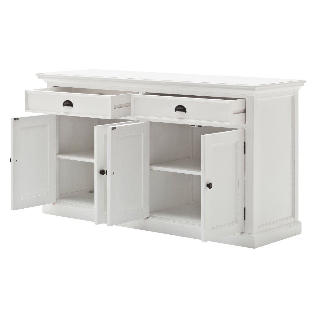 Modern Farmhouse White Buffet Server By Homeroots - 387886 | Sideboards | Modishstore - 2